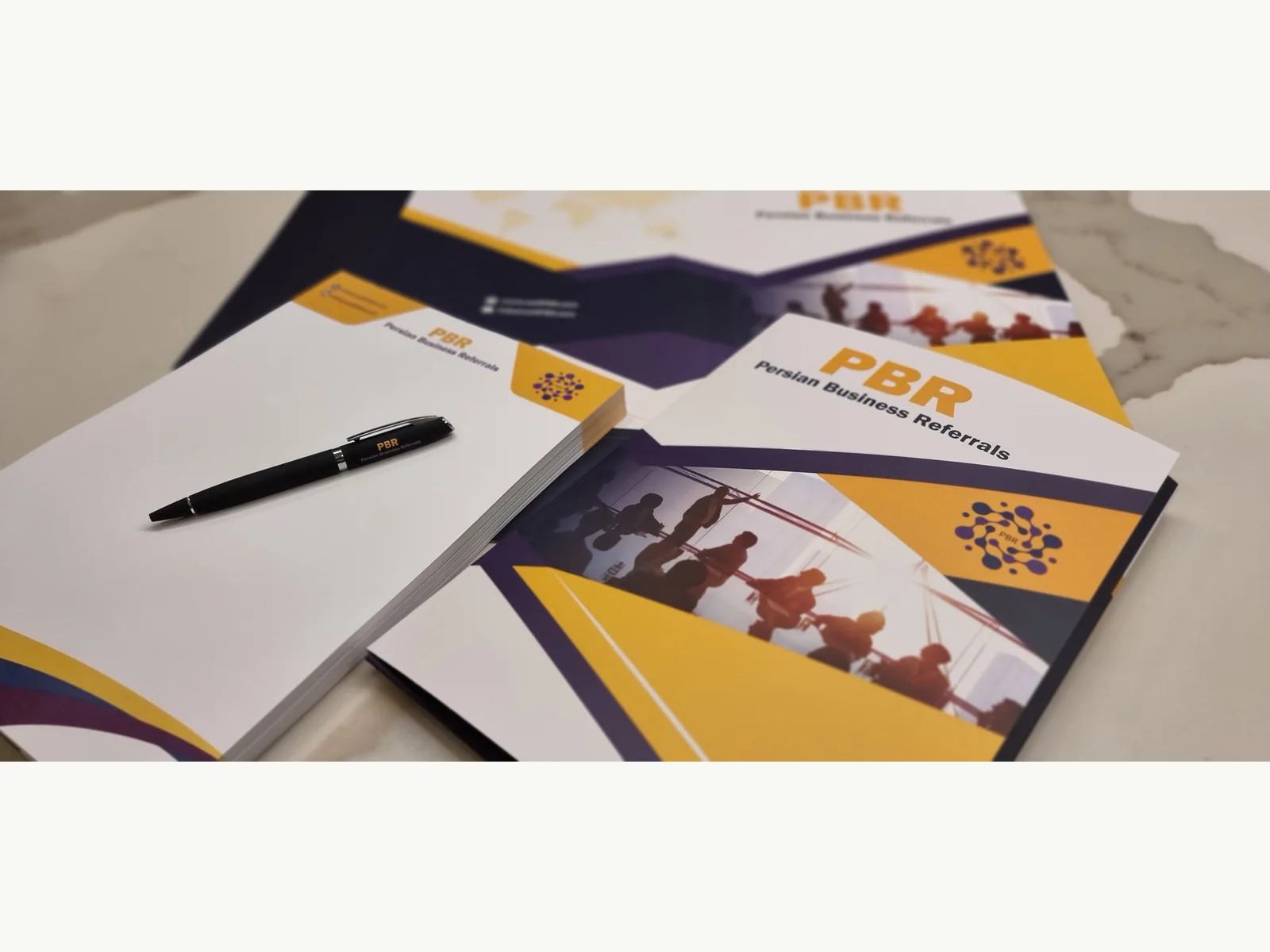 Printed business stationery and letterhead materials